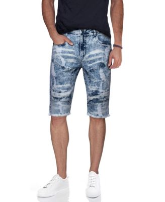 jean shorts mens distressed