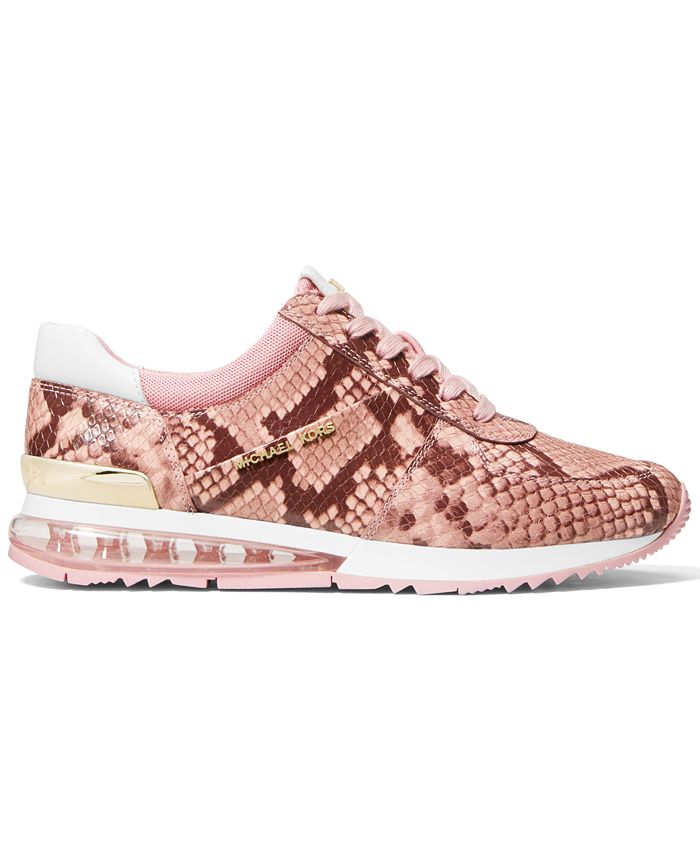 allie extreme leather and mesh trainer