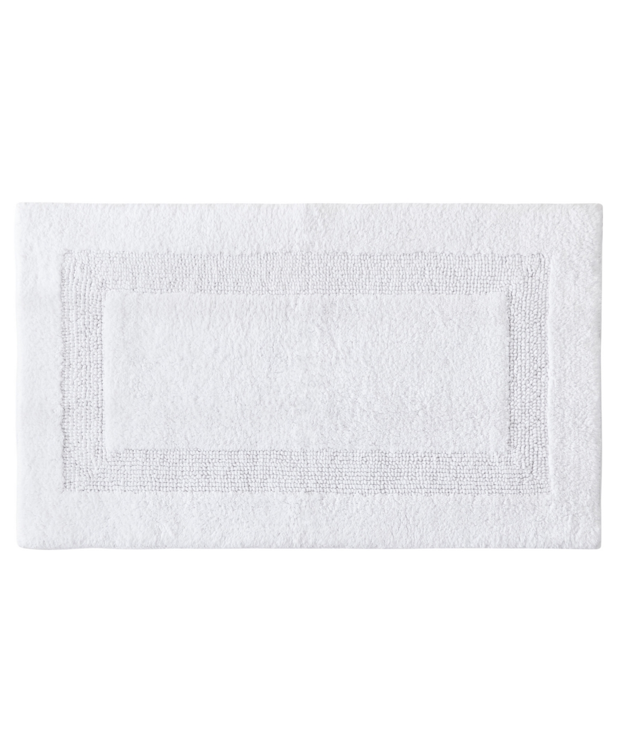 Tommy Bahama Home Long Branch Cotton Tufted Reversible Bath Rug, 21" X 34" In Coconut