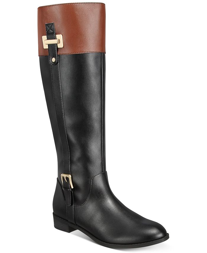 Karen Scott Deliee2 Riding Boots, Created for Macy's & Reviews - Boots ...