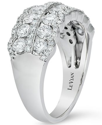 Le Vian - Vanilla Diamond Double Row Statement Ring (1-5/8 ct. t.w.) in Platinum