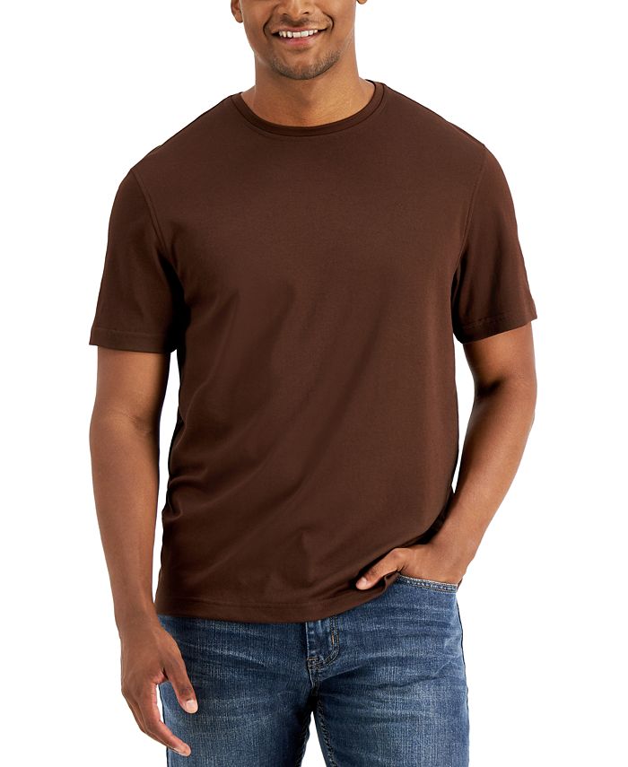Super Combed Cotton Rich Striped Round Neck T-Shirt–FA4020-SQ - FASO