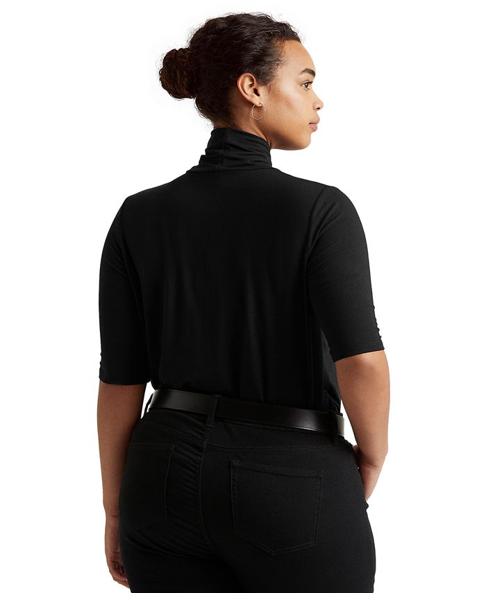 Lauren Ralph Lauren Plus Size Lightweight Turtleneck Sweater Macy's