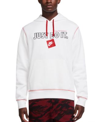 red just do it hoodie