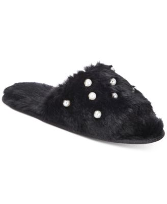 macy's fuzzy slippers