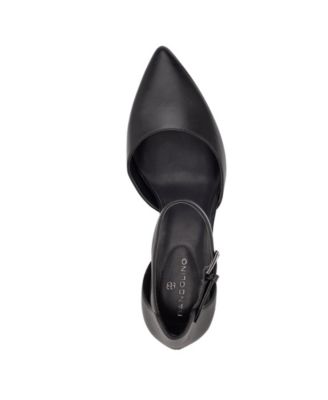 Women's Ginata D'Orsay Ankle Strap Pointed Toe Pumps