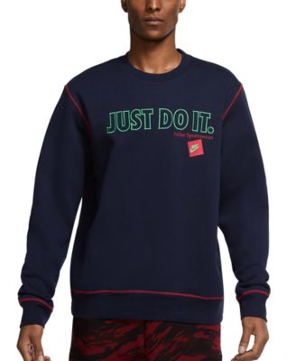 nike just do it sweatshirt mens