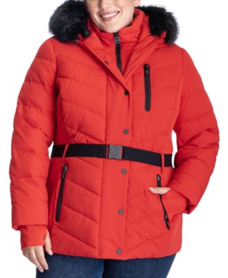 michael kors red coat tj maxx