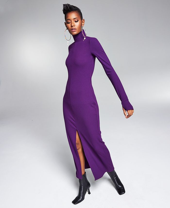 Macys womens purple dresses outlet