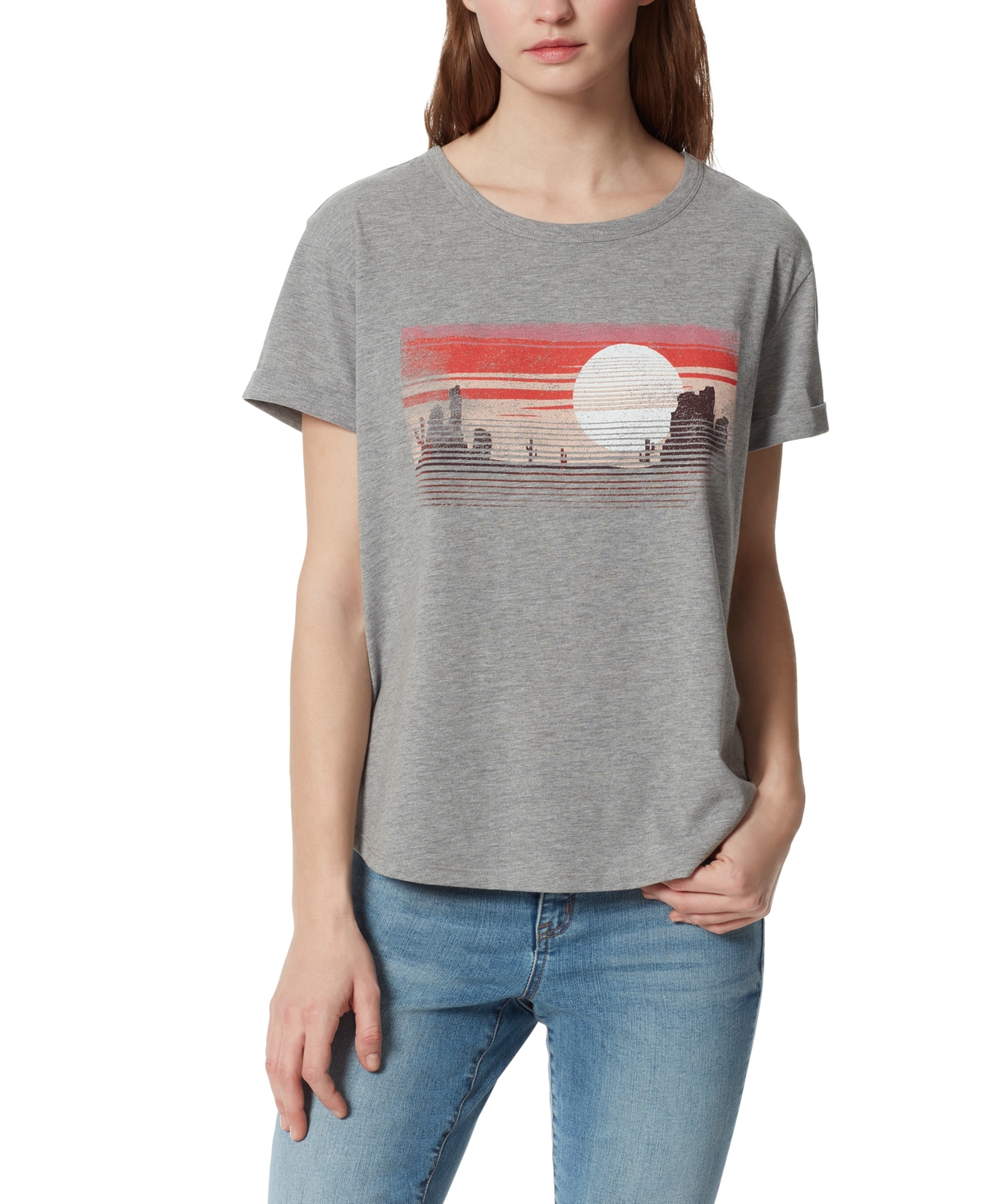 Frayed Denim Frayed Carleigh Desert Sunset Graphic T-Shirt