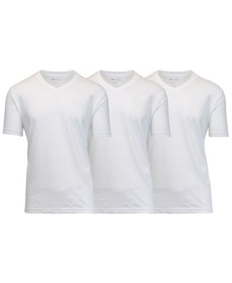 Men's Short Sleeve V-Neck T-shirt, Pack of 3