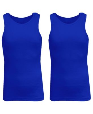 Galaxy By Harvic - Men's Famous Heavyweight Ribbed Tank Top, Pack of 2
