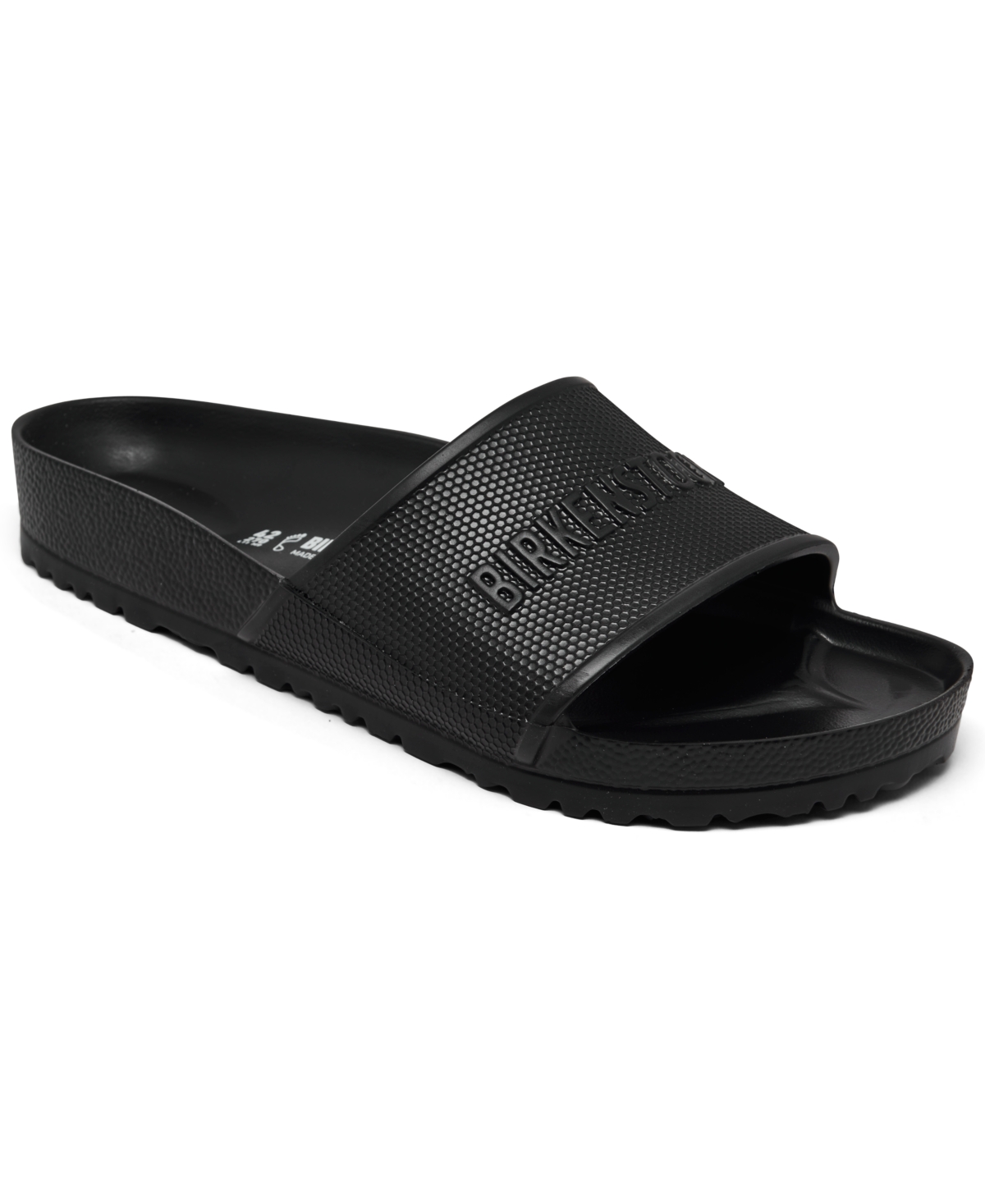 Shop Birkenstock Men's Barbados Slide Sandals From Finish Line In Black