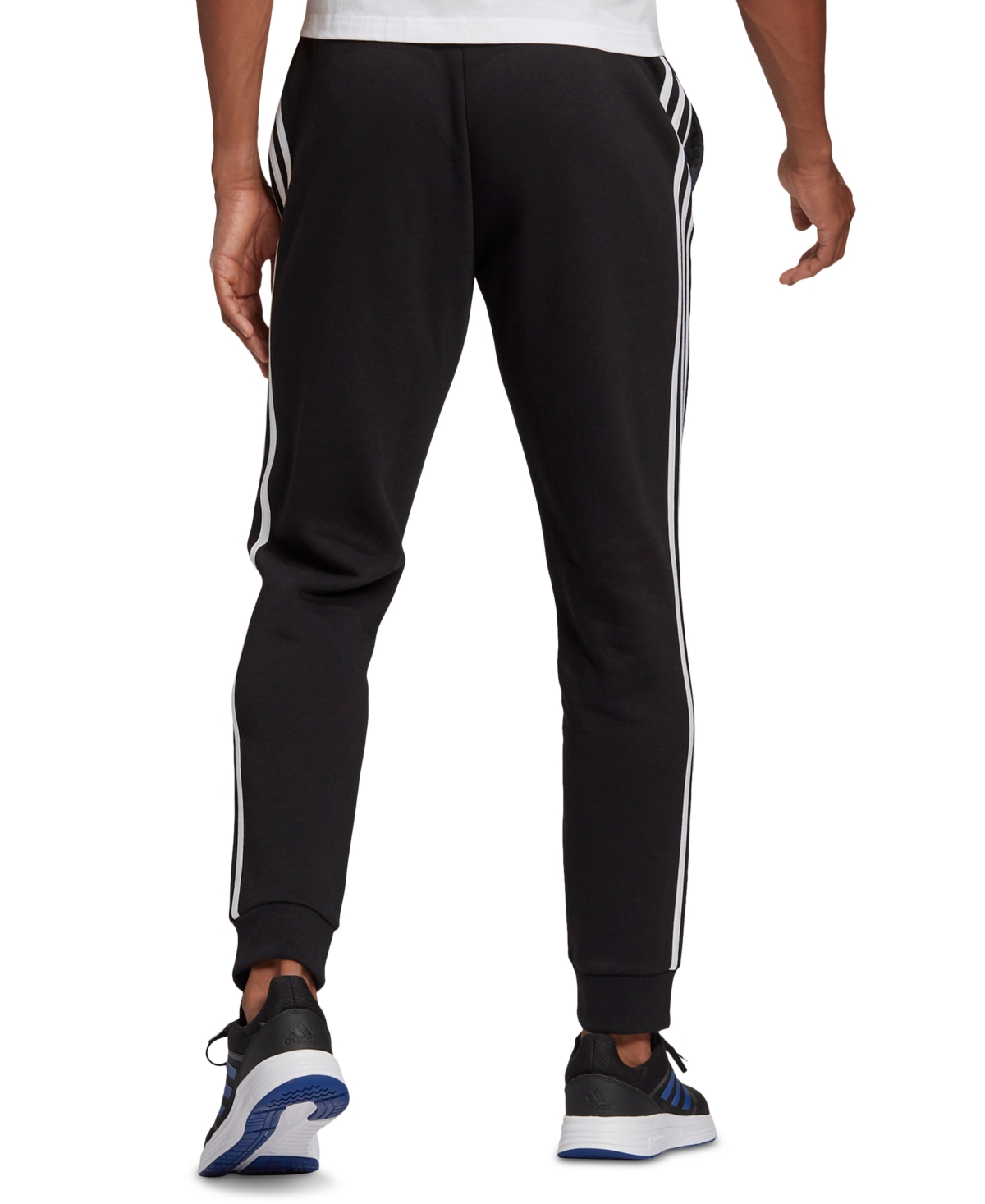 adidas Men's Fleece Jogger Pants -White