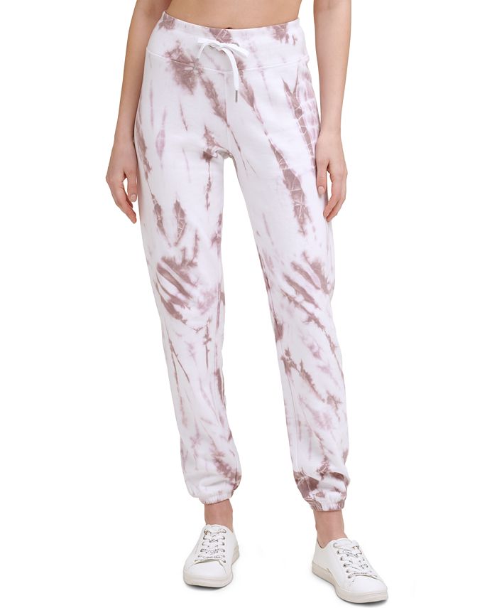 Calvin Klein Women's Tie-Dyed Jogger Pants - Macy's