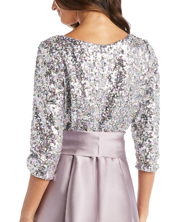 r and m richards high low dress