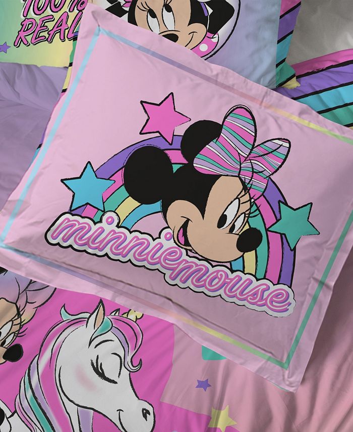 Disney Minnie Mouse Unicorn Dreams Full Bed Set, 7 Pieces Macy's