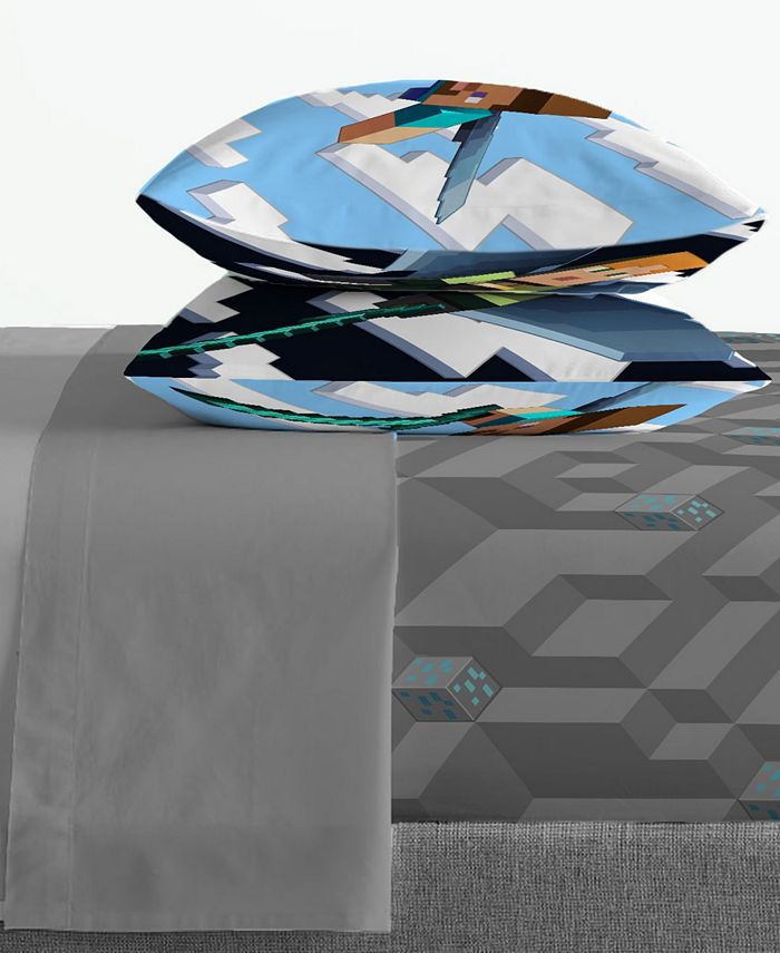 Minecraft Daytime Queen Bed Set, 7 Pieces Macy's