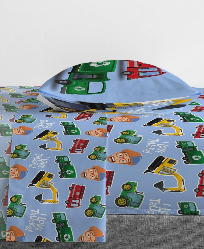 Blippi Machine Fun Twin Bed Set, 4 Pieces Macy's
