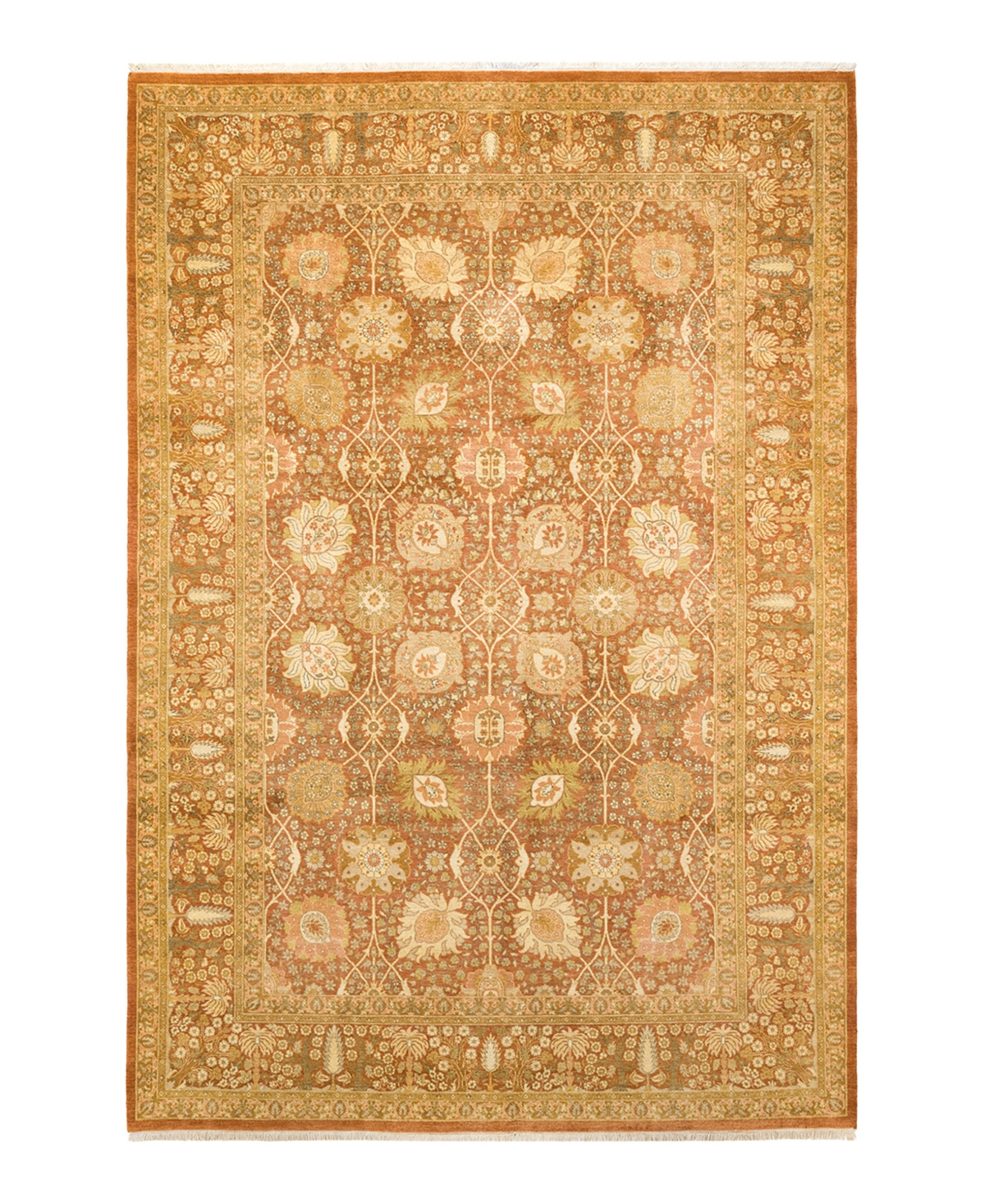 Closeout! Adorn Hand Woven Rugs Mogul M1450 6'1in x 9'2in Area Rug - Caramel