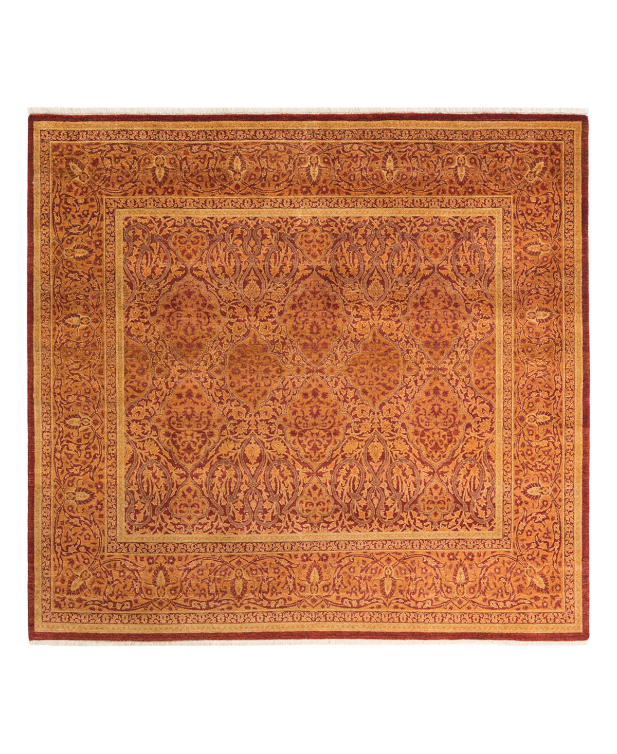 Closeout! Adorn Hand Woven Rugs Mogul M1626 5'10in x 6'2in Area Rug - Rust