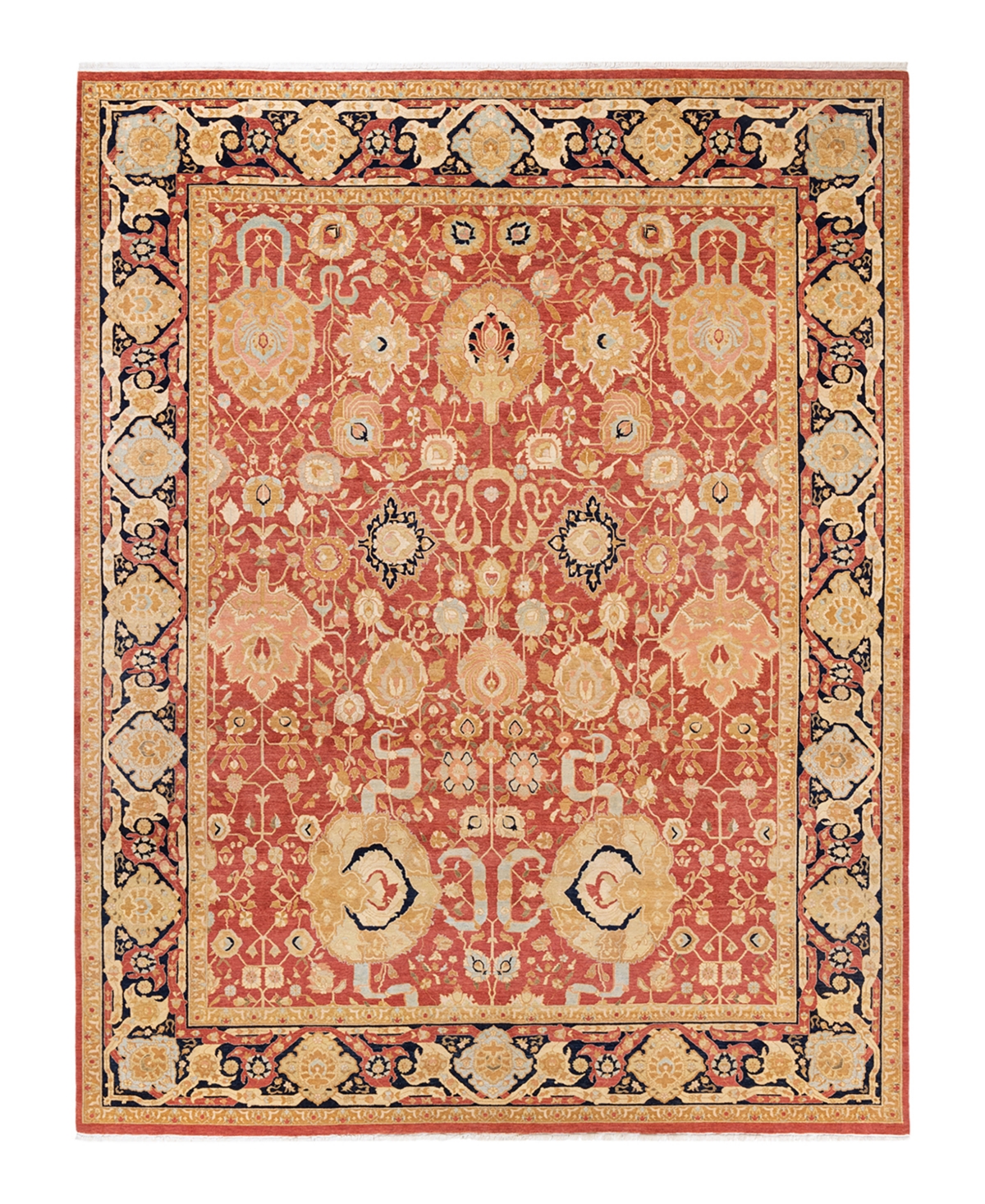 Closeout! Adorn Hand Woven Rugs Mogul M1440 9'1in x 11'10in Area Rug - Rust