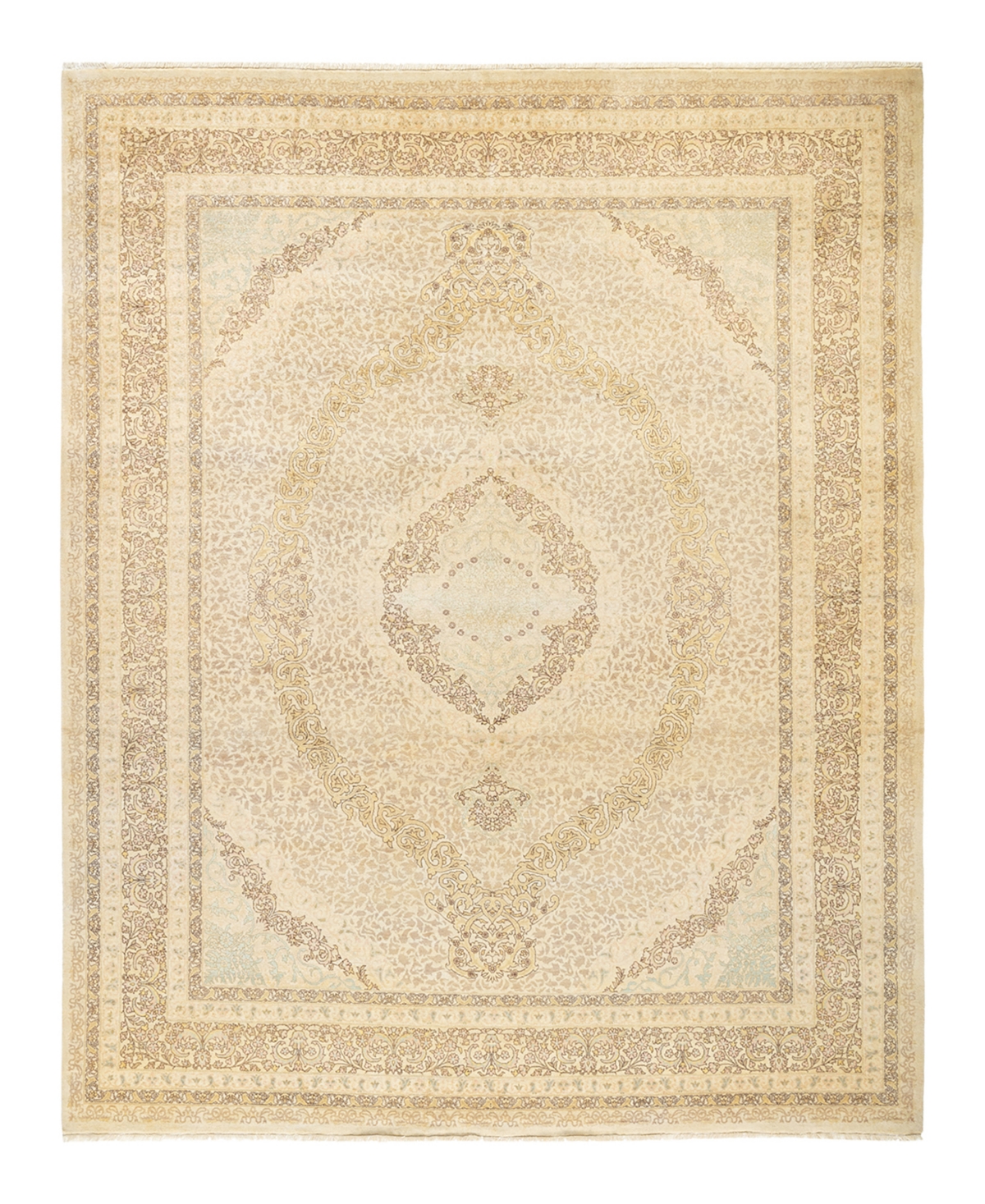 Closeout! Adorn Hand Woven Rugs Mogul M1440 8'4in x 10'4in Area Rug - Ivory