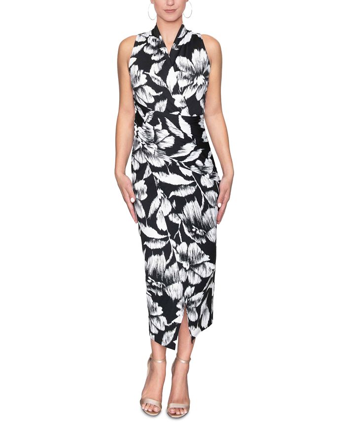 Rachel roy faux wrap dress clearance