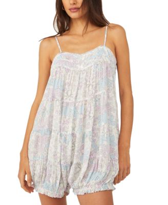 Free People - Printed Crush & Blush Romper