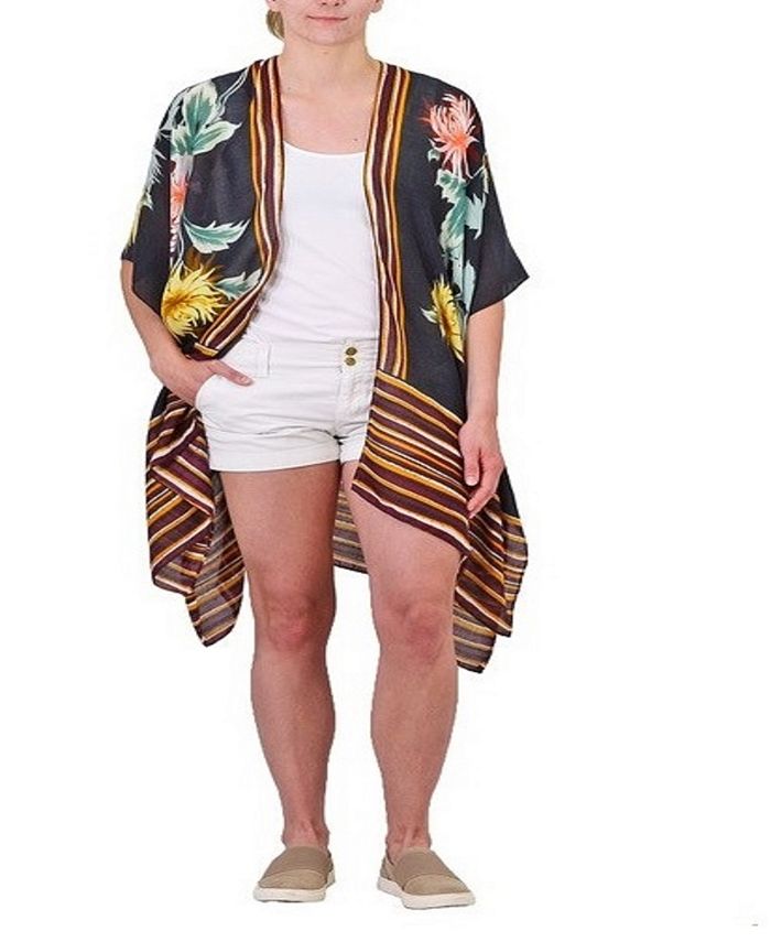 Save The Ocean Women's Woven Kimono & Reviews Women Macy's