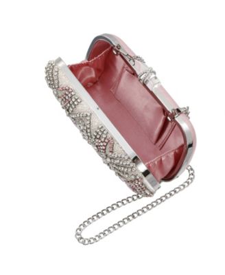 Women's Crystal Embellished Minaudiere