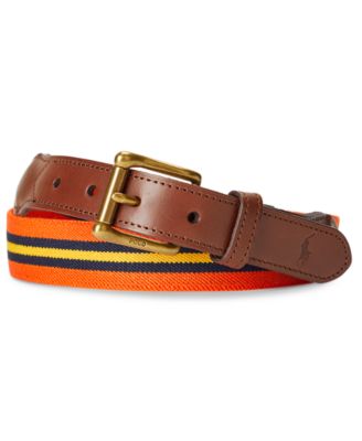Polo Ralph Lauren Men's Leather-trim 