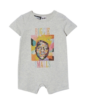 Baby Boys Short Sleeve License Romper