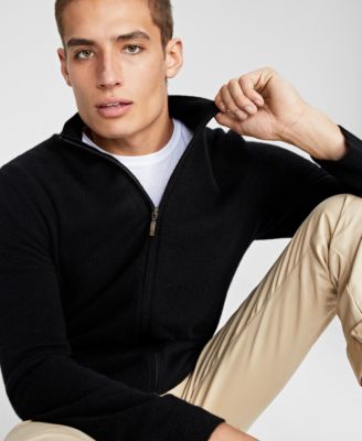 Men's Full-Zip Cashmere Sweater