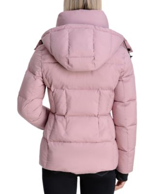 BCBGeneration Women's Stretch Hooded Puffer Coat & Reviews - Coats ...