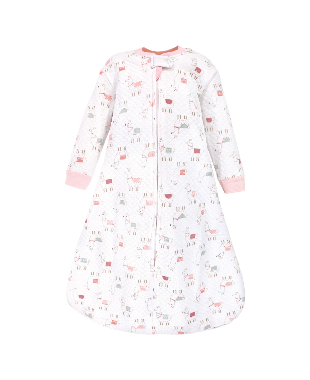 Hudson Baby Girls Premium Quilted Long Sleeve Sleeping Bag and Wearable Blanket