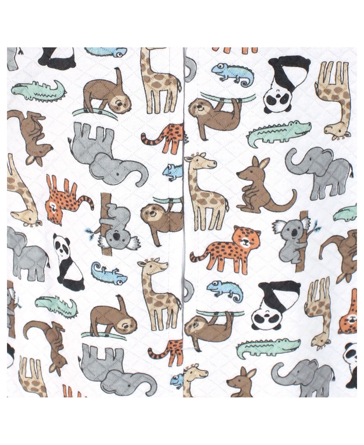 Hudson Baby Baby Boys Premium Quilted Long Sleeve Sleeping Bag and Wearable Blanket,- Zoo animals
