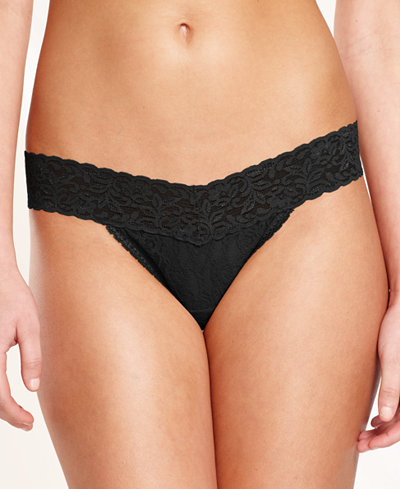 Maidenform One-Size Lace Thong 40118