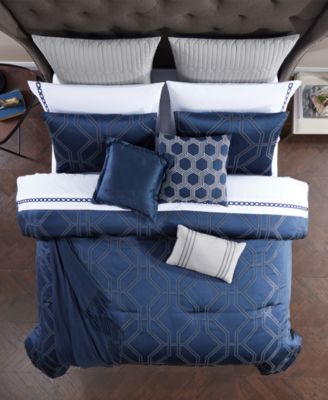 Hallmart Collectibles Rinley Comforter Sets, Created For Macy's
