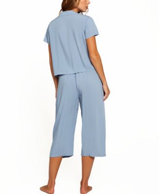 Women's Renee Ultra Soft Rayon Button Lounge Shirt