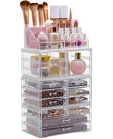 Cosmetic Makeup and Jewelry Storage Case Holder