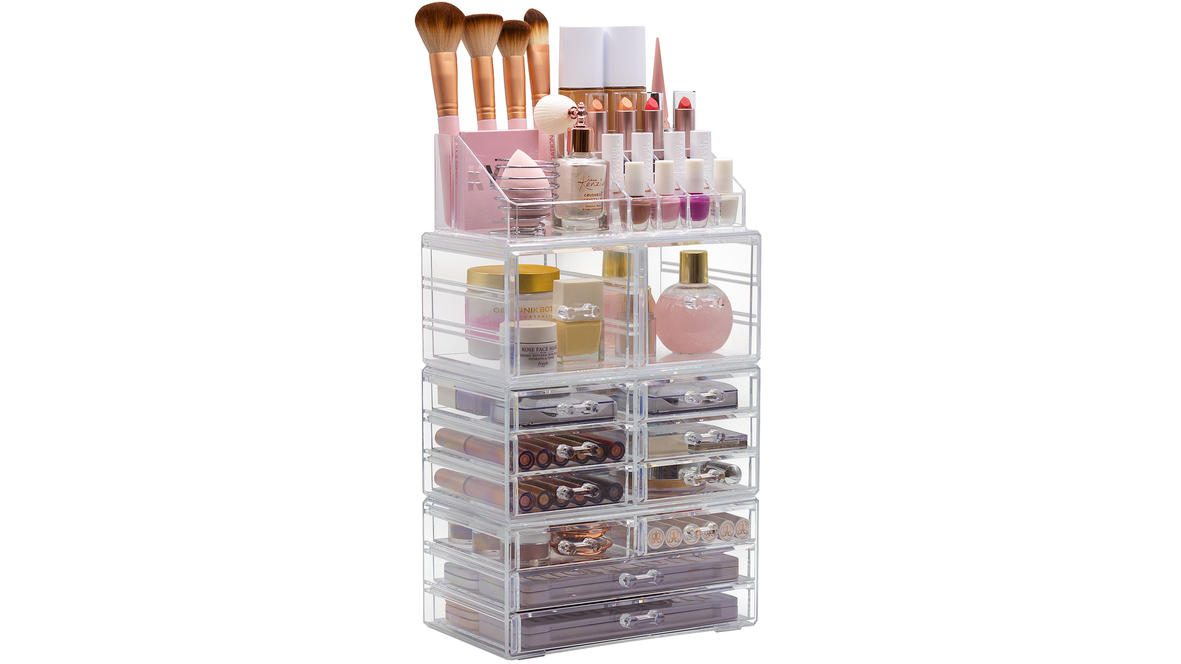 Sorbus Cosmetic Makeup and Jewelry Storage Case Holder