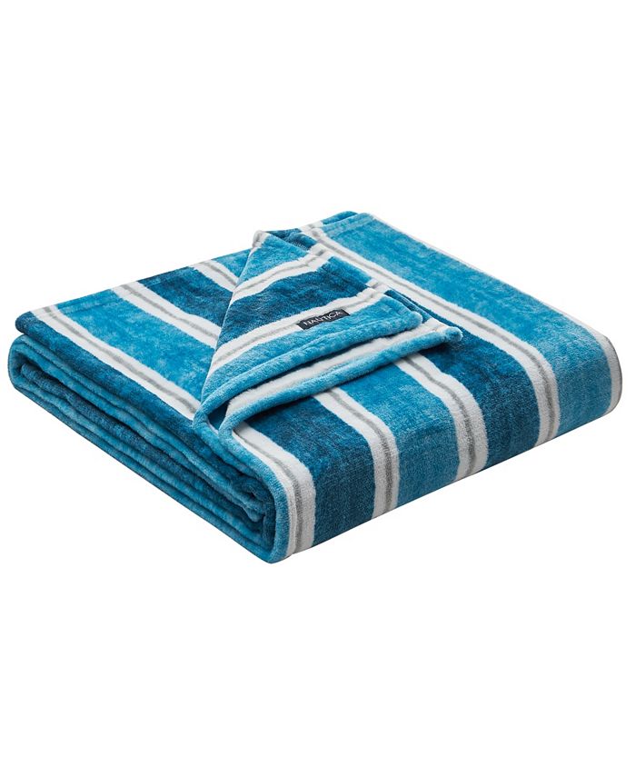 Nautica Jetty Island Ultra Soft Plush throws & Reviews Blankets