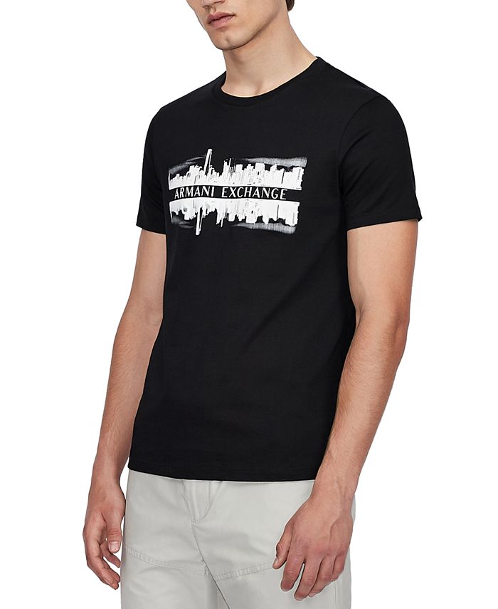 A|X Armani Exchange Men's Black City Logo T-Shirt & Reviews - T-Shirts -  Men - Macy's