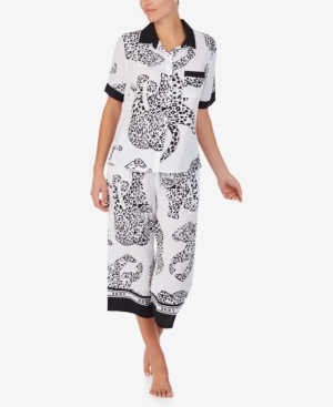 Women's Short Sleeve Capri Pajama Set