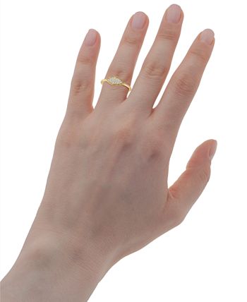 Wrapped - Diamond Pav&eacute; Statement Ring (1/10 ct. t.w.) in 14k Gold