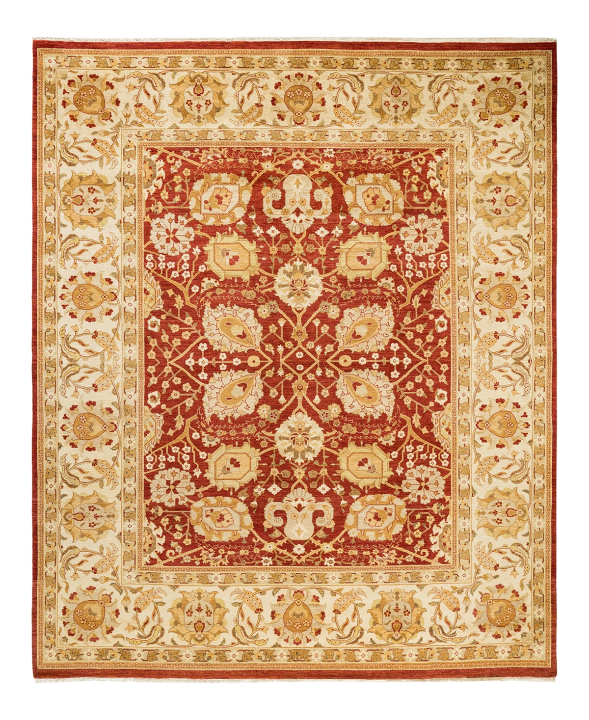 Closeout! Adorn Hand Woven Rugs Eclectic M1749 8'2in x 10'1in Area Rug - Red