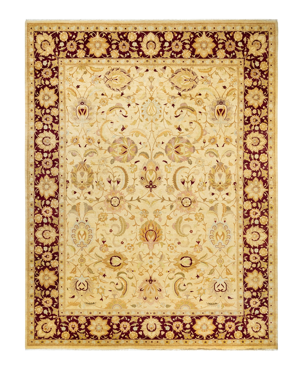 Closeout! Adorn Hand Woven Rugs Mogul M1749 9'1in x 11'10in Area Rug - Ivory