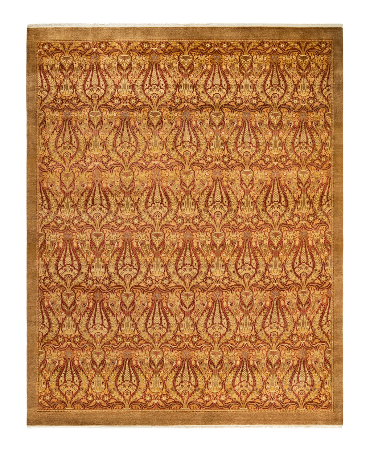 Closeout! Adorn Hand Woven Rugs Mogul M1749 8'2in x 10'5in Area Rug - Yellow