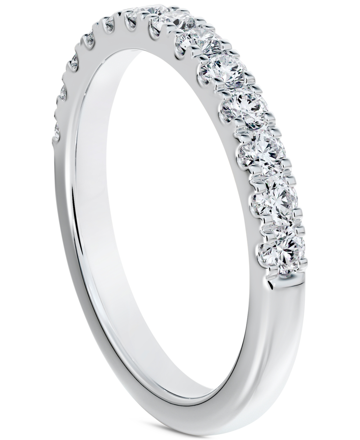 Portfolio by De Beers Forevermark Diamond French Pave Wedding Band (1/2 ct. t.w.) in 14k White, Yellow or Rose Gold